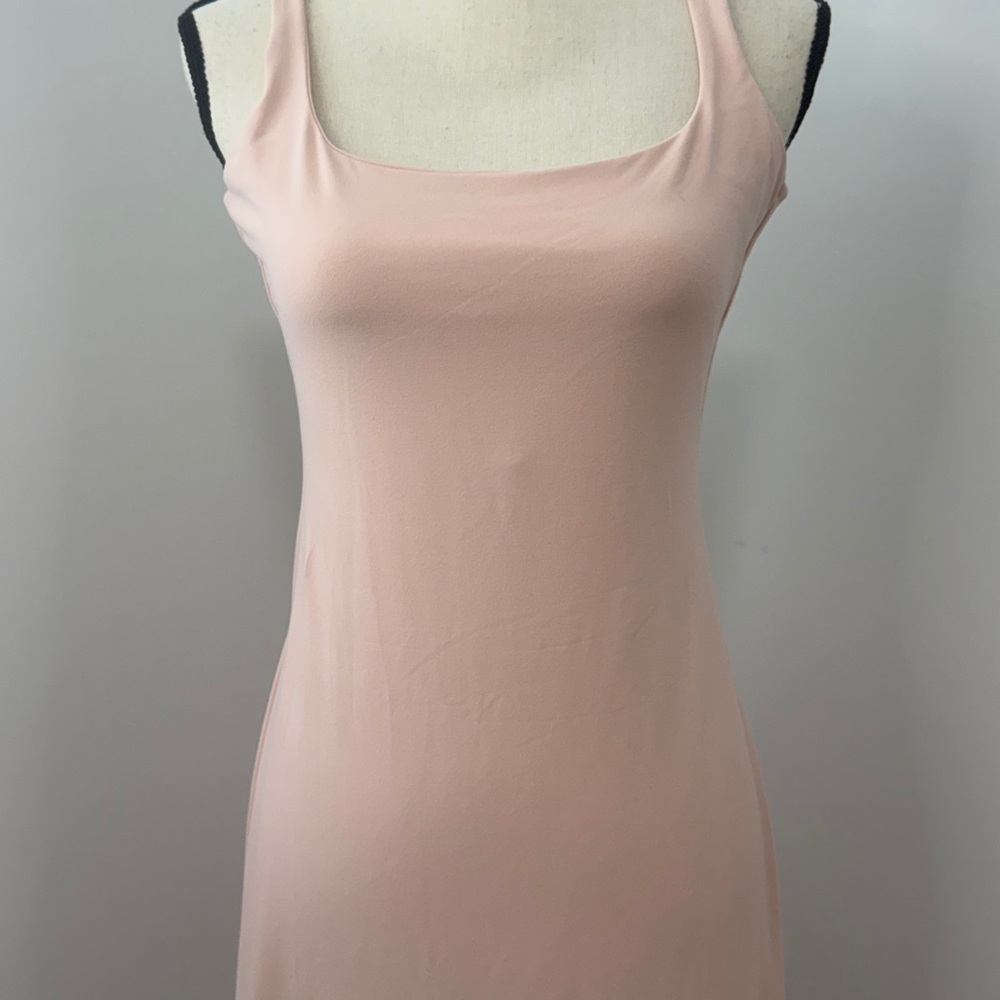 REVOLVE Susana Monaco Blush Pink Bodycon Scoop Neck Maxi Dress. Sm - Picture 4 of 12